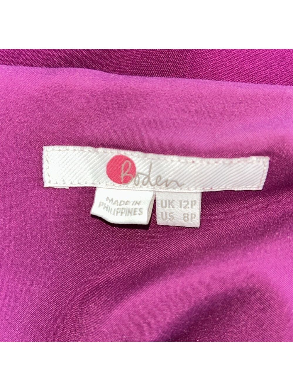 Boden: Pink/Magenta Pencil Skirt: US8P/UK12P - Picture 5 of 9